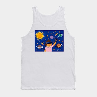 Virtual Reality Space Universe Science Tank Top